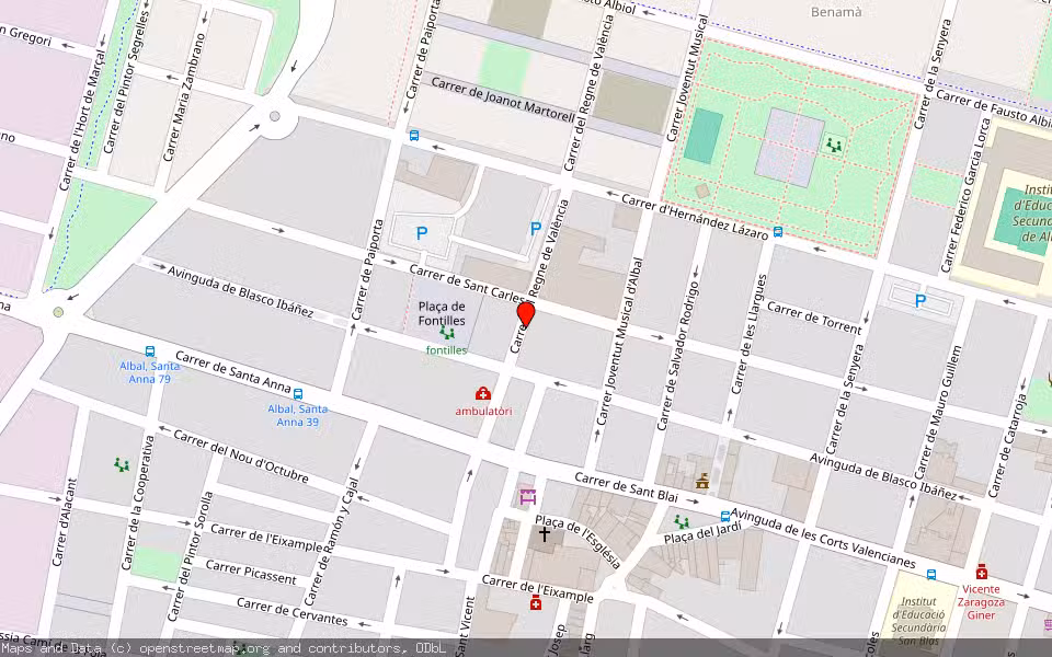 Mapa de Subasta Inmueble (Vivienda) en Albal, Valencia/València