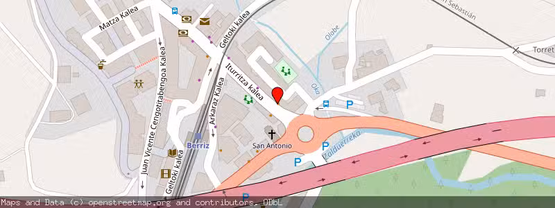 Mapa de Subasta de Inmueble (Vivienda) en Berriz, Vizcaya (Bizkaia) 