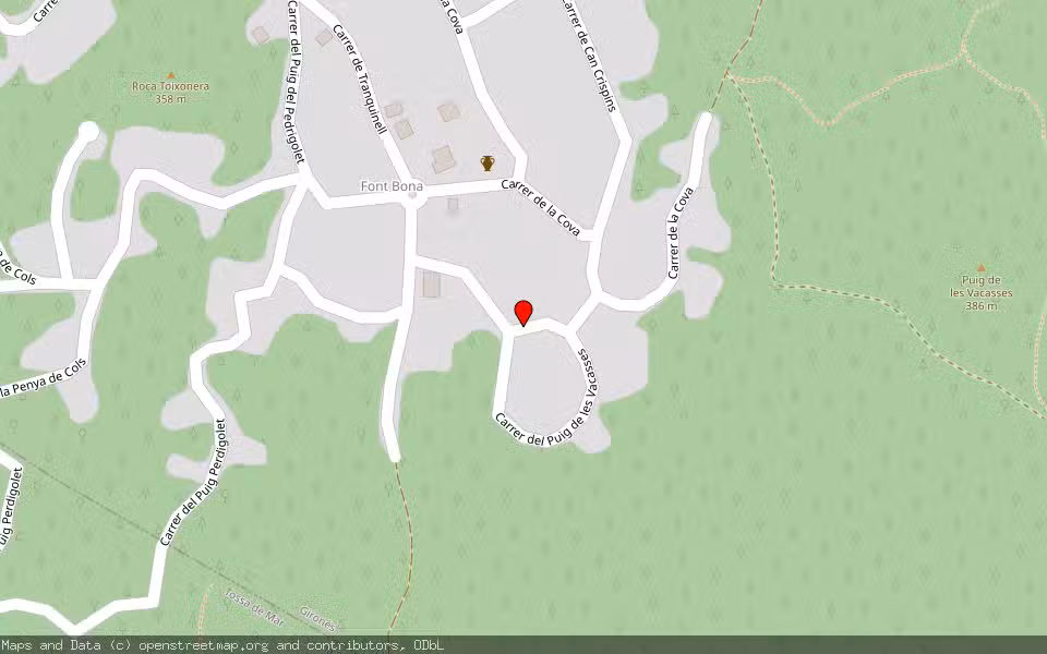 Mapa de Subasta Inmueble (Solar) en Llagostera, Girona