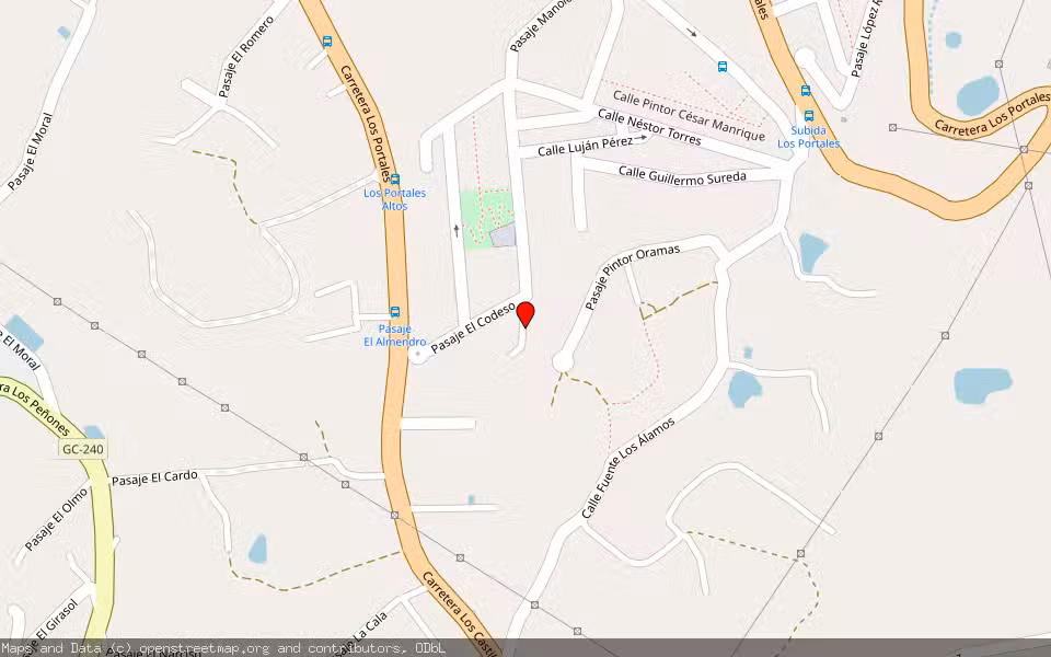 Mapa de Subasta Inmueble (Vivienda) en Arucas, Las Palmas