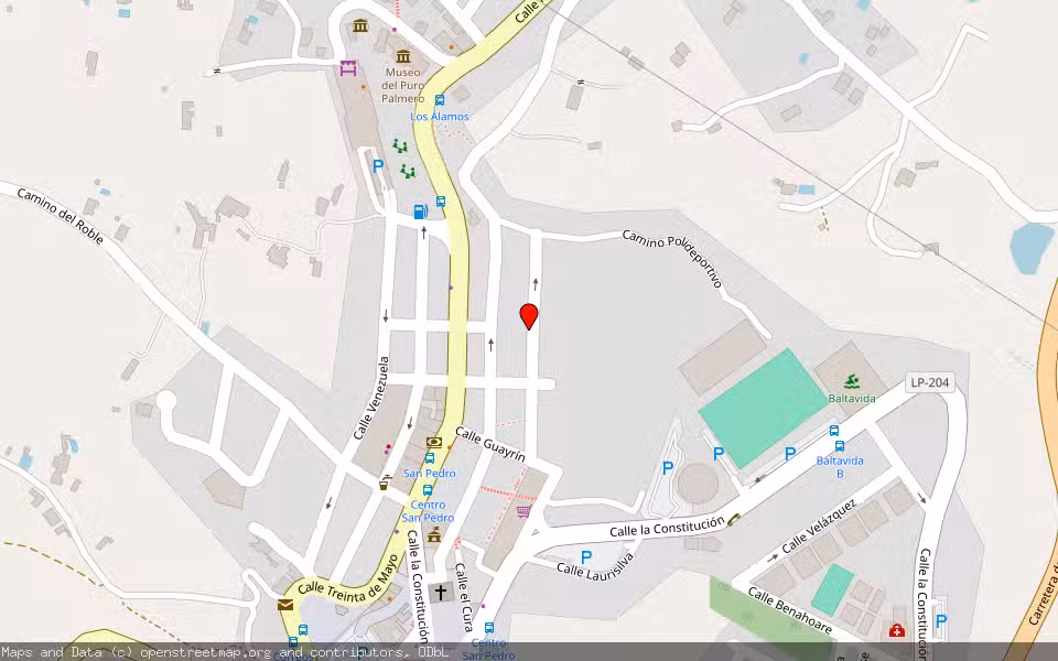 Mapa de Subasta Inmueble (Trastero) en Breña Alta, Santa Cruz de Tenerife