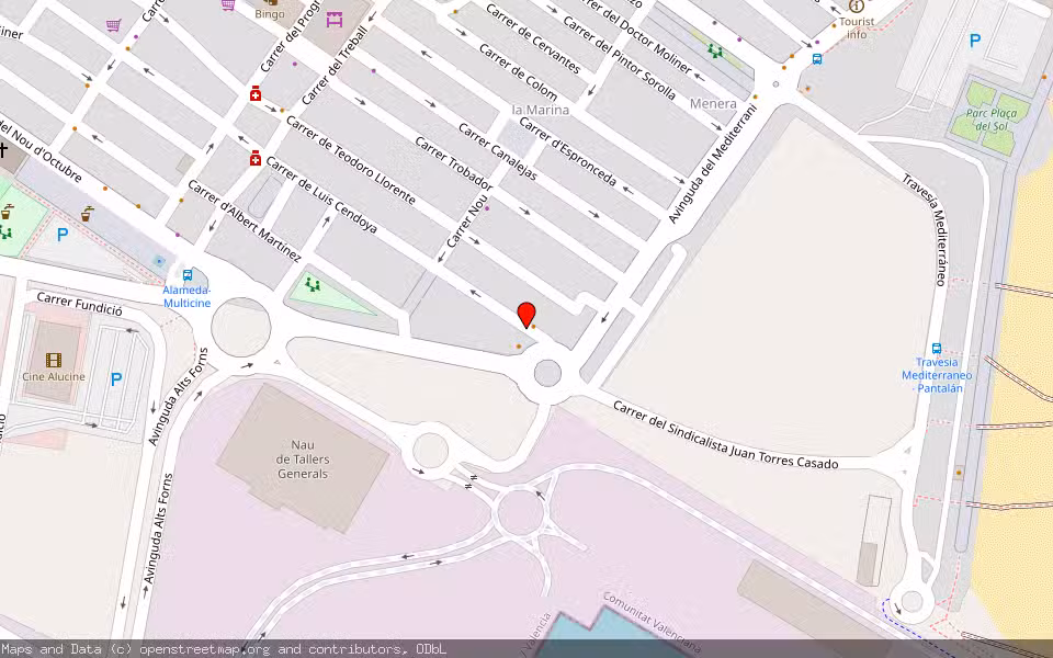 Mapa de Subasta Inmueble (Vivienda) en Puerti De Sagunto, Valencia/València