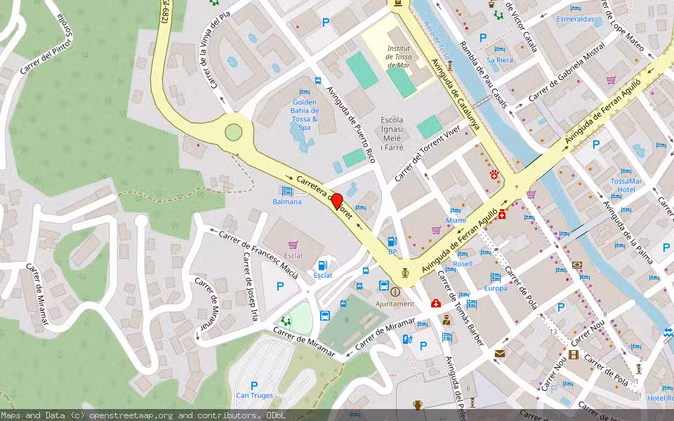 Mapa de Subasta Inmueble (Garaje) en Lloret De Mar, Girona