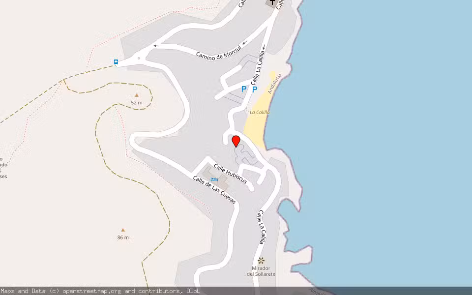 Mapa de Subasta Inmueble (Vivienda) en Calella, Barcelona