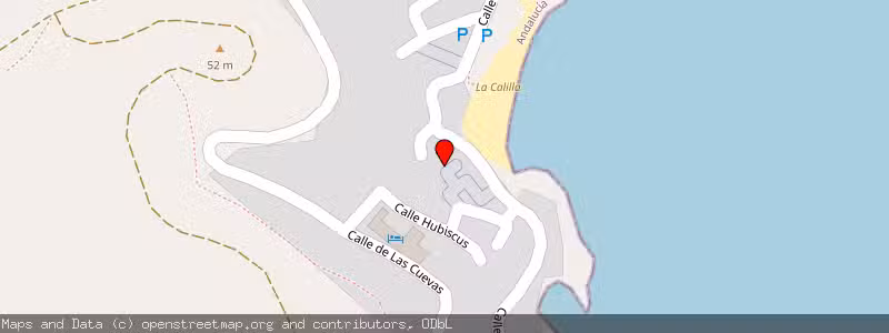 Mapa de Subasta de Inmueble (Vivienda) en Calella, Almería 