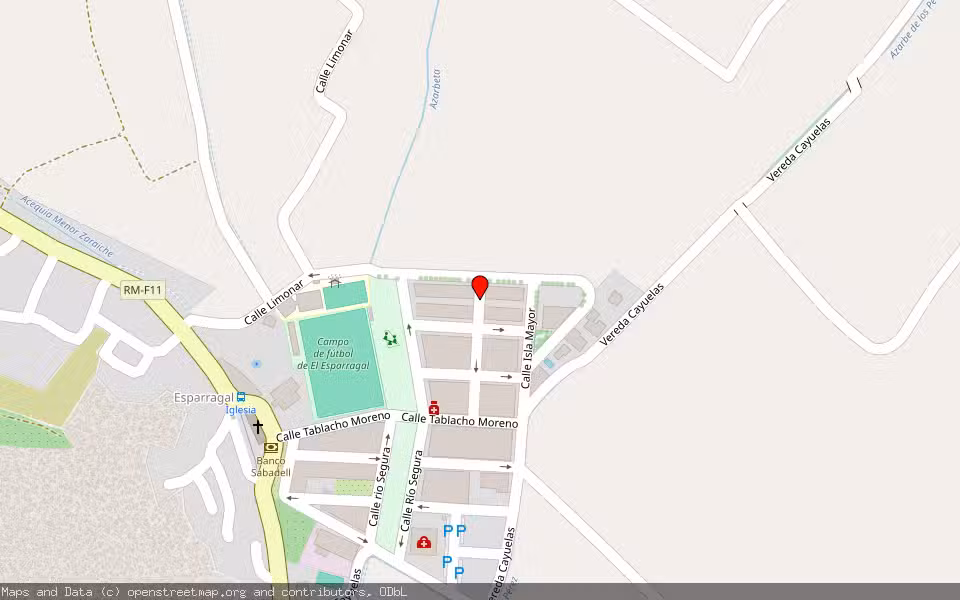 Mapa de Subasta Inmueble (Vivienda) en Murcia
