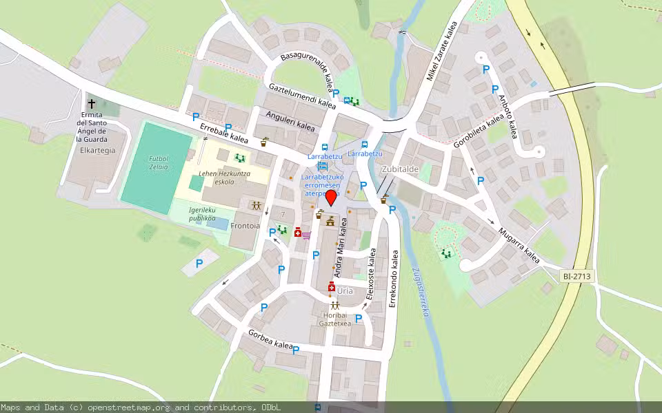 Mapa de Subasta Inmueble (Finca rústica) en Larrabetzu, Bizkaia