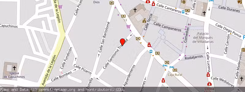 Mapa de Subasta de Inmueble (Local comercial) en Antequera, Málaga 