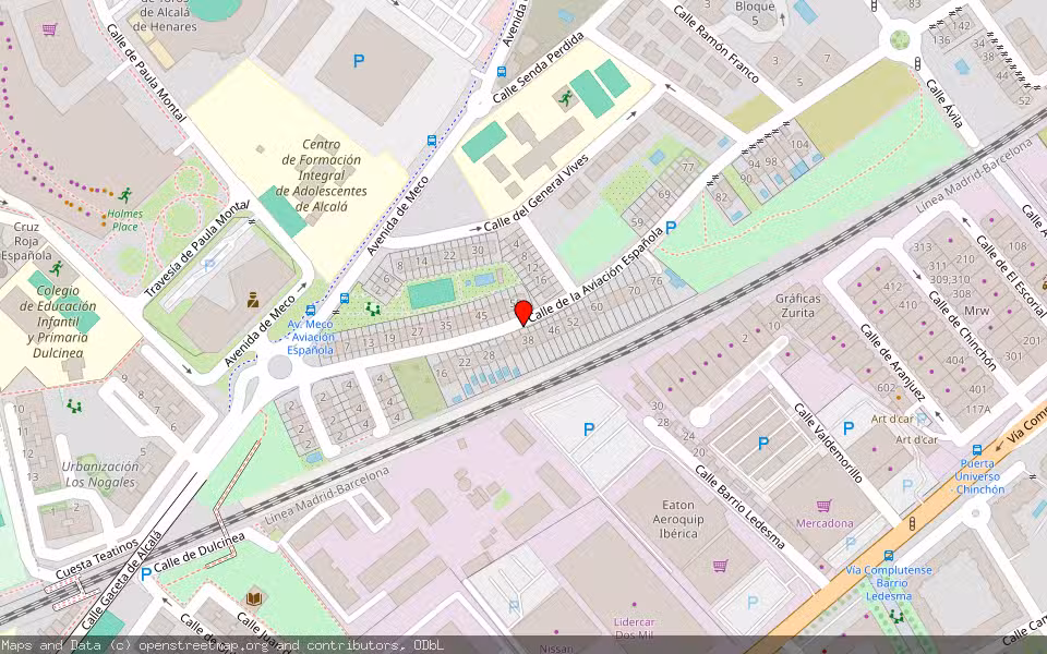 Mapa de Subasta Inmueble (Vivienda) en Alcala De Henares, Madrid