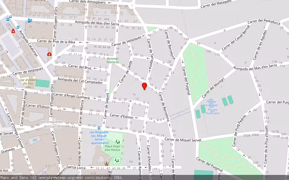 Mapa de Subasta Inmueble (Otros) en Sant Pere De Ribes, Barcelona
