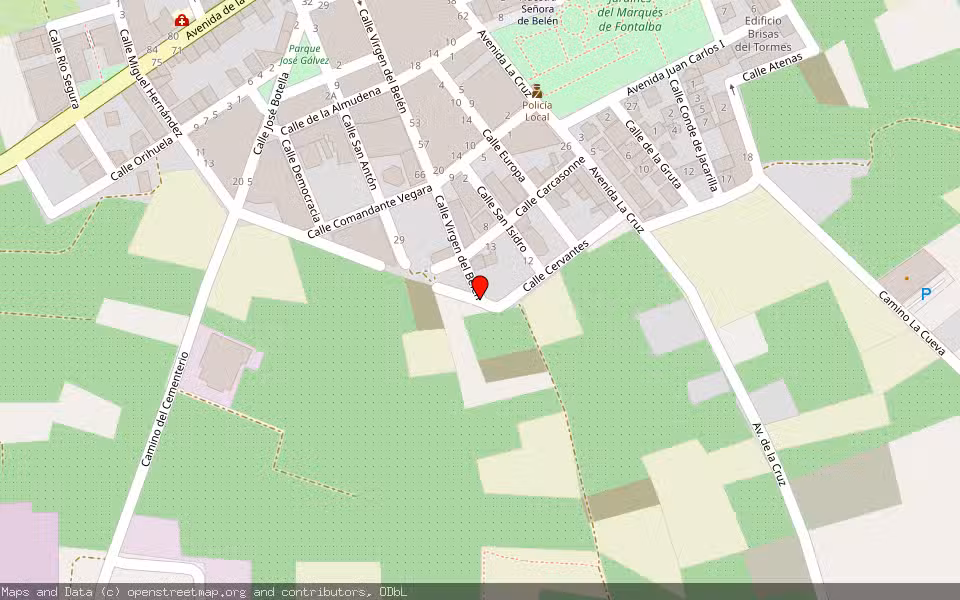 Mapa de Subasta Inmueble (Vivienda) en Jacarilla, Alicante/Alacant