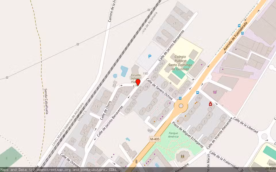 Mapa de Subasta Inmueble (Local comercial) en Humanes De Madrid, Madrid