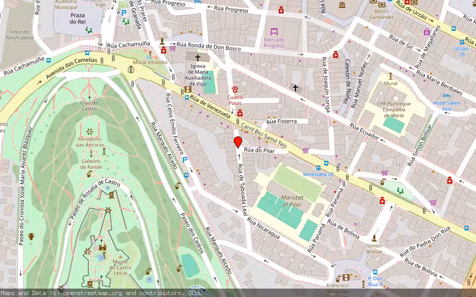 Mapa de Subasta Inmueble (Otros) en Vigo, Pontevedra
