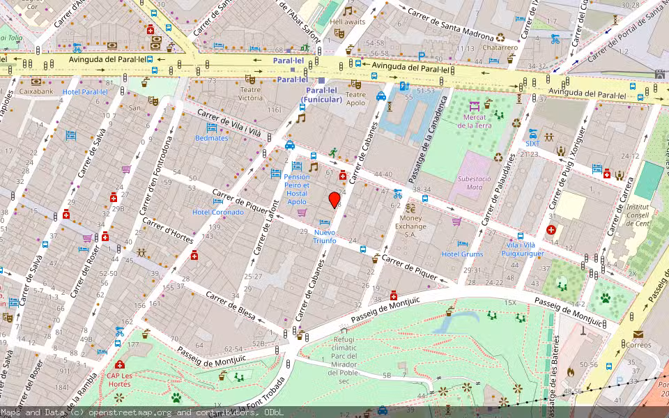 Mapa de Subasta Inmueble (Vivienda) en Barcelona