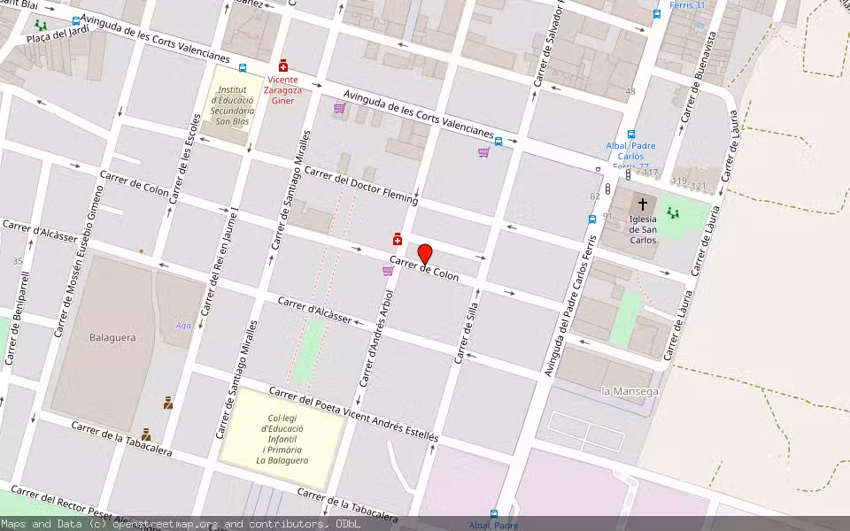 Mapa de Subasta Inmueble (Vivienda) en Albal, Valencia/València