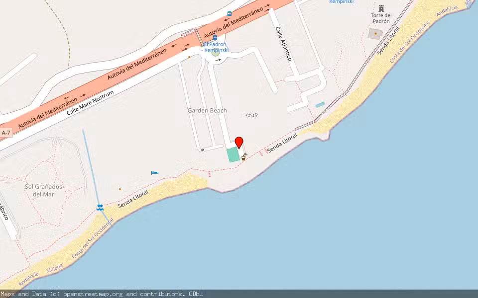 Mapa de Subasta Inmueble (Vivienda) en Estepona, Málaga