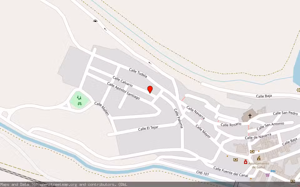 Mapa de Subasta Inmueble (Vivienda) en Gallur, Zaragoza