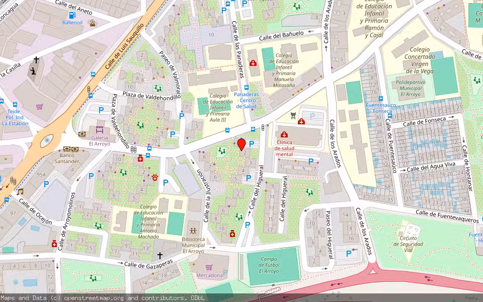 Mapa de Subasta Inmueble (Vivienda) en Fuenlabrada, Madrid