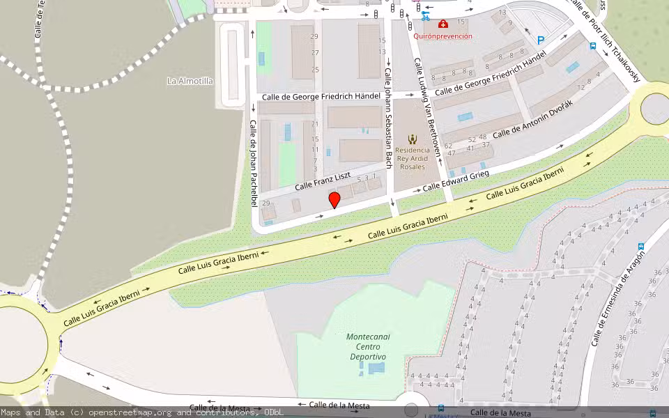 Mapa de Subasta Inmueble (Solar) en Zaragoza