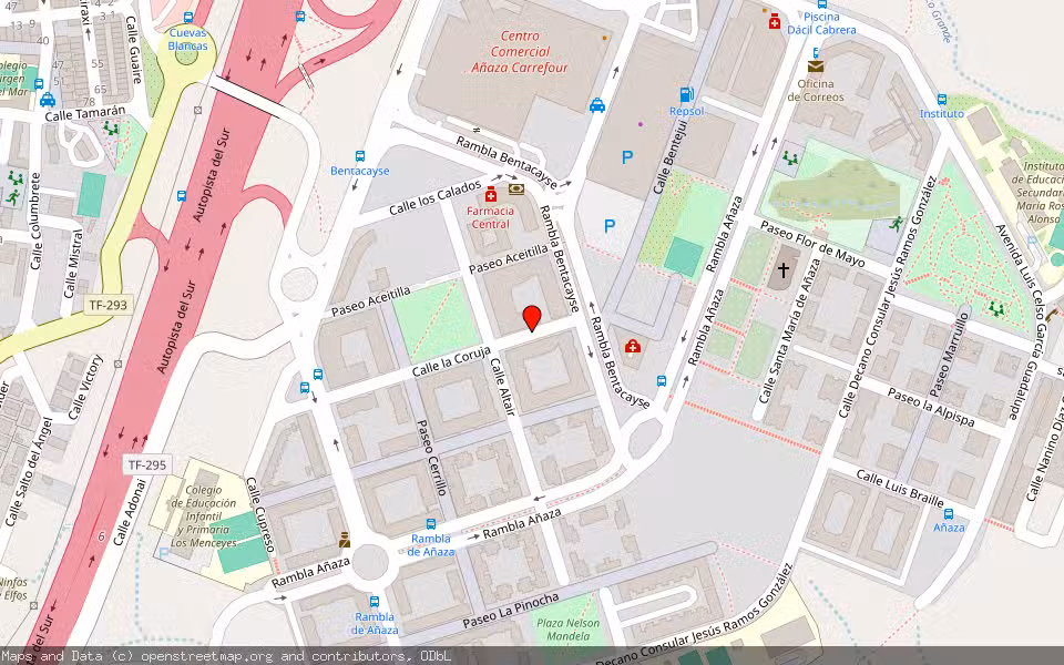 Mapa de Subasta Inmueble (Vivienda) en Santa Cruz De Tenerife