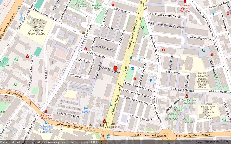 Mapa de Subasta Inmueble (Vivienda) en Sevilla