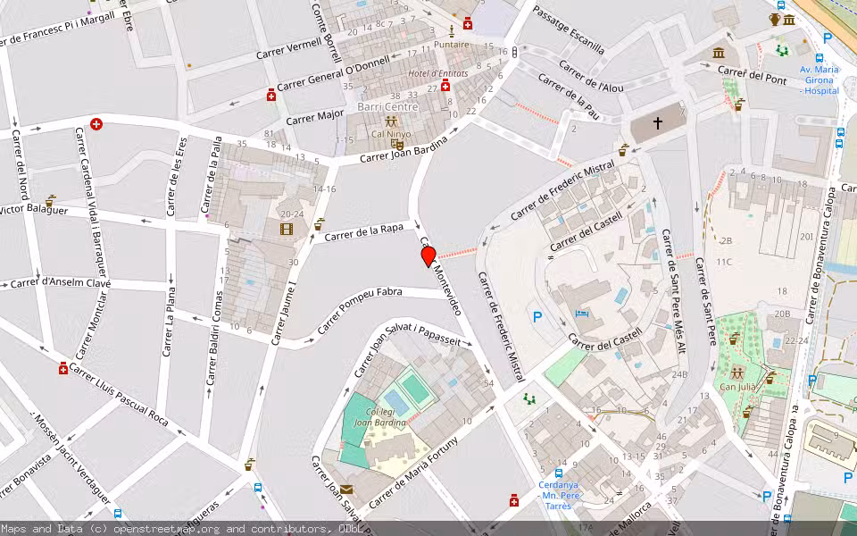Mapa de Subasta Inmueble (Garaje) en Sant Boi De Llobregat, Barcelona