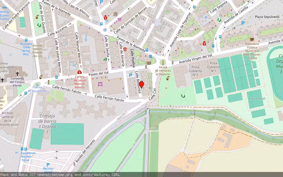 Mapa de Subasta Inmueble (Local comercial) en Alcalá De Henares, Madrid