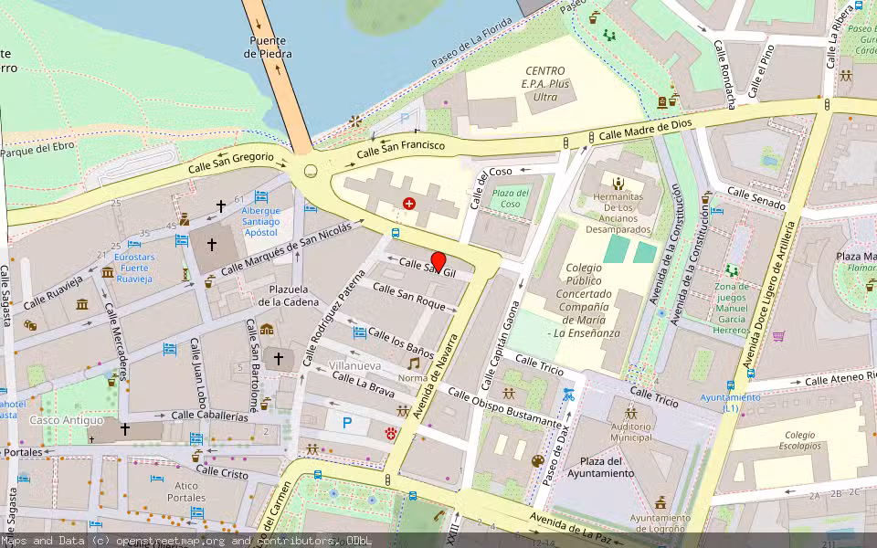 Mapa de Subasta Inmueble (Vivienda) en Logroño, La Rioja