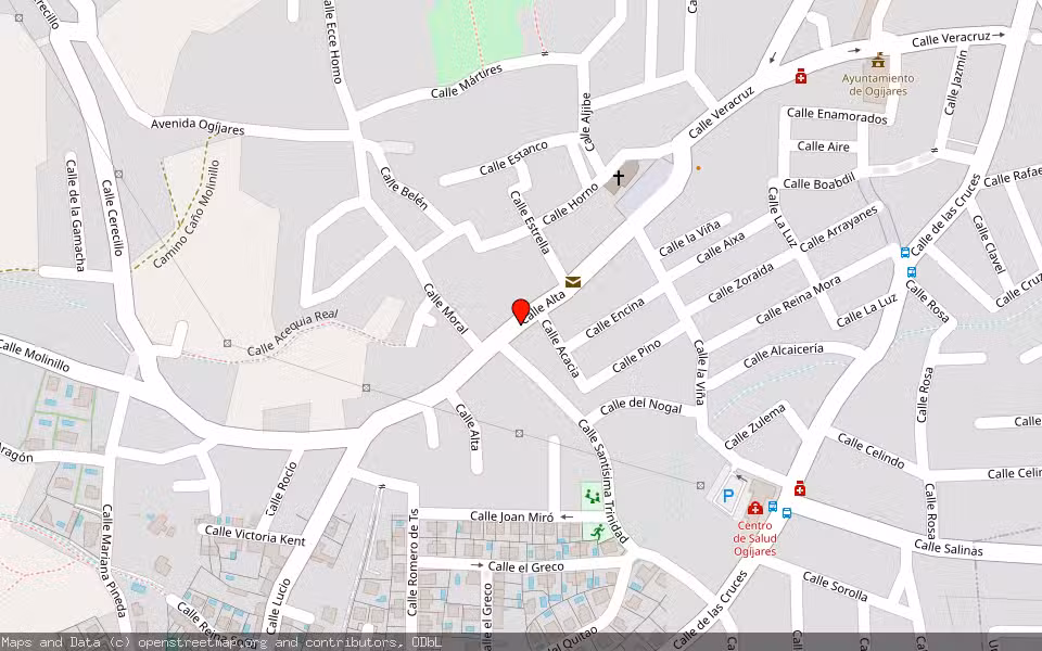 Mapa de Subasta Inmueble (Garaje) en Ogíjares, Granada