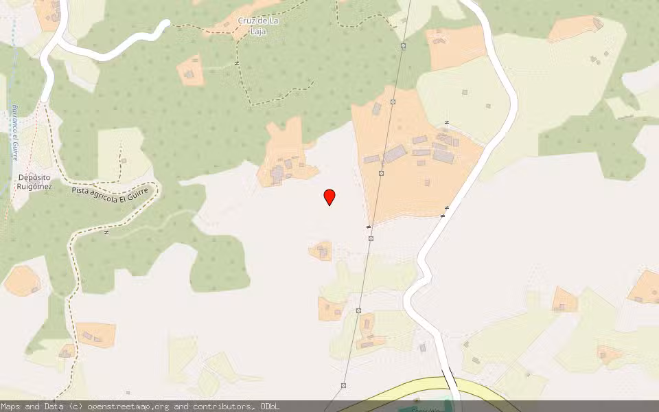 Mapa de Subasta Inmueble (Finca rústica) en Termino Municipal De El Tanque, Santa Cruz de Tenerife