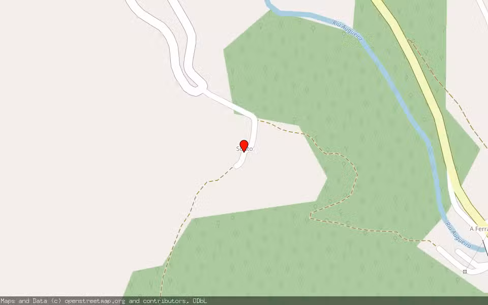 Mapa de Subasta Inmueble (Finca rústica) en Santa Eulalia De Oscos, Asturias