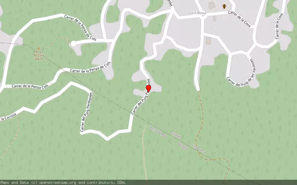 Mapa de Subasta Inmueble (Solar) en Llagostera, Girona