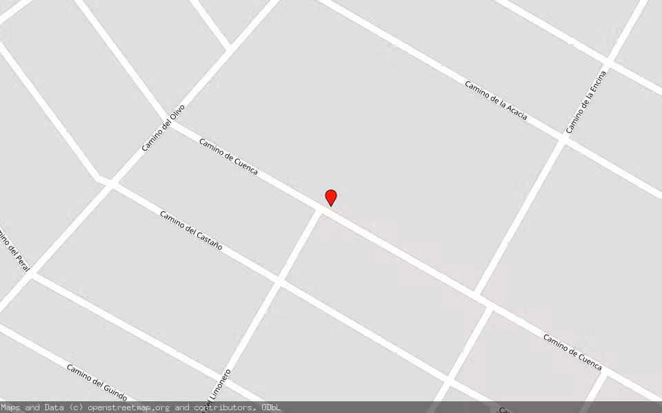 Mapa de Subasta Inmueble (Vivienda) en Villar De Cañas, Cuenca