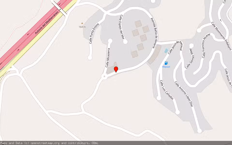 Mapa de Subasta Inmueble (Trastero) en Aguadulce, Almería