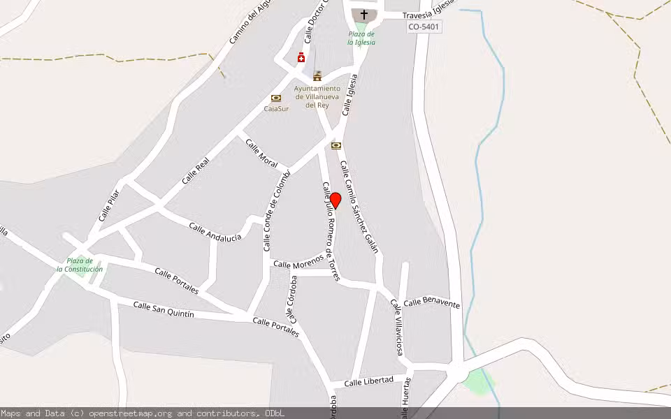 Mapa de Subasta Inmueble (Vivienda) en Villanueva Del Rey, Córdoba