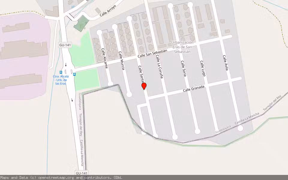 Mapa de Subasta Inmueble (Vivienda) en Torrejon Del Rey, Guadalajara