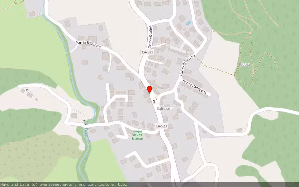 Mapa de Subasta Inmueble (Vivienda) en Baltezana - Castro Urdiales, Cantabria