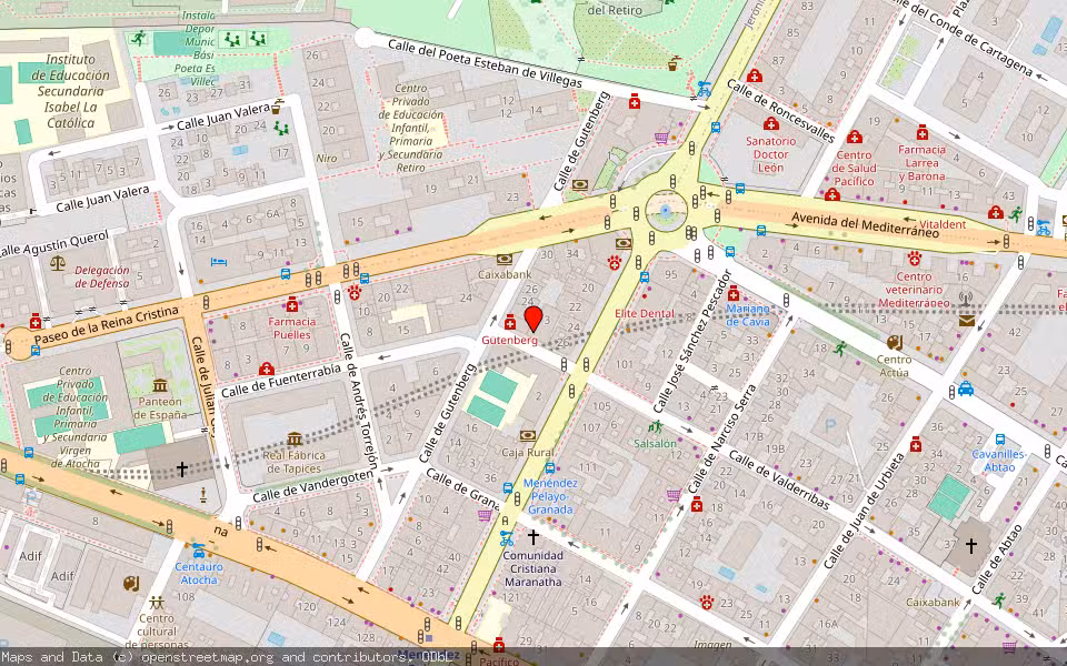 Mapa de Subasta Inmueble (Vivienda) en Madrid
