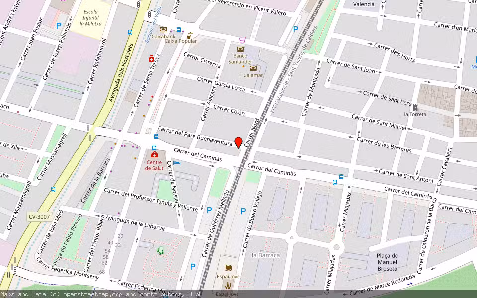 Mapa de Subasta Inmueble (Vivienda) en Puçol, Valencia/València