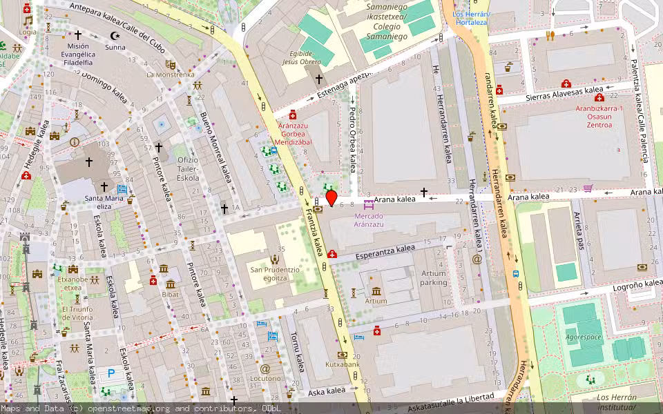 Mapa de Subasta Inmueble (Vivienda) en Vitoria-gasteiz, Araba/Álava