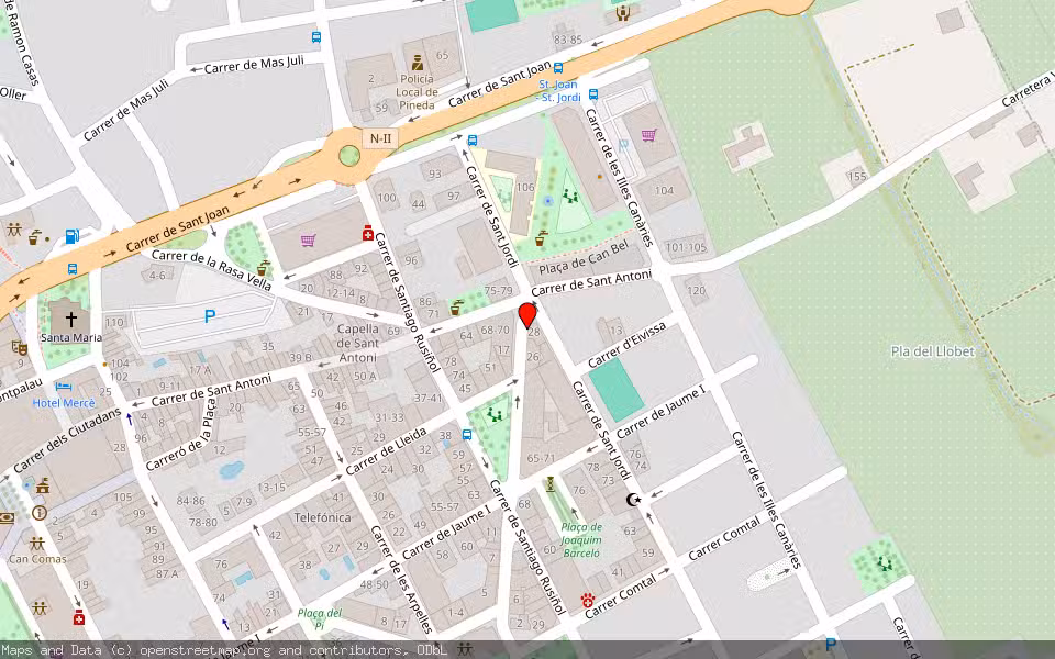 Mapa de Subasta Inmueble (Vivienda) en Pineda De Mar, Barcelona