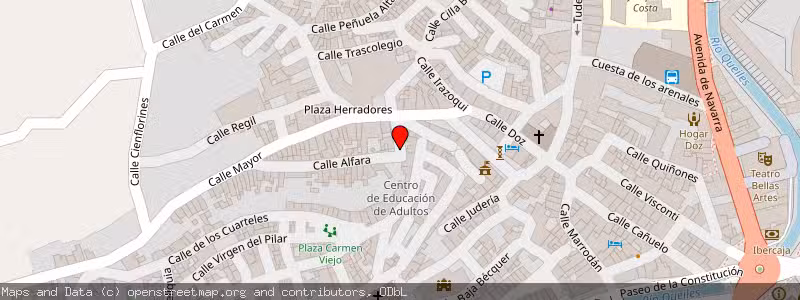 Mapa de Subasta de Inmueble (Solar) en Tarazona, Zaragoza 