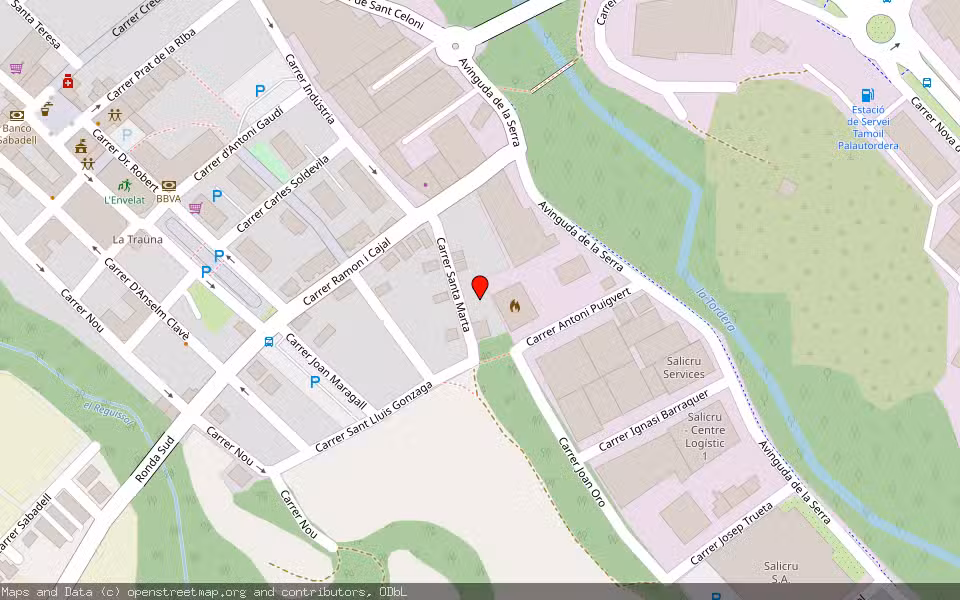 Mapa de Subasta Inmueble (Vivienda) en Satta Maria De Palautrdera, Barcelona