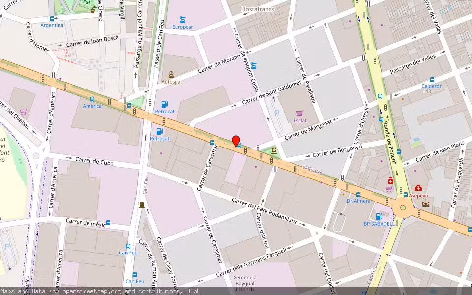Mapa de Subasta Inmueble (Vivienda) en Sabadell, Barcelona