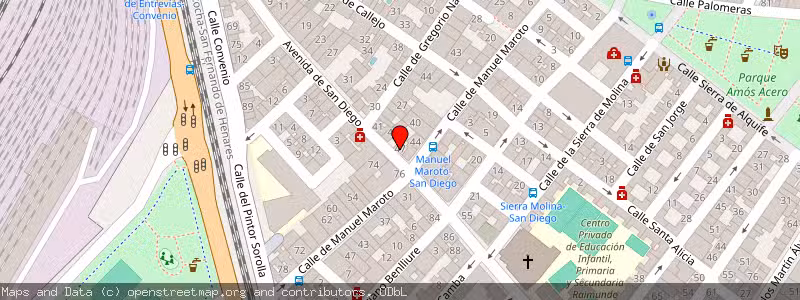 Mapa de Subasta de Inmueble (Local comercial) en Madrid, Madrid 