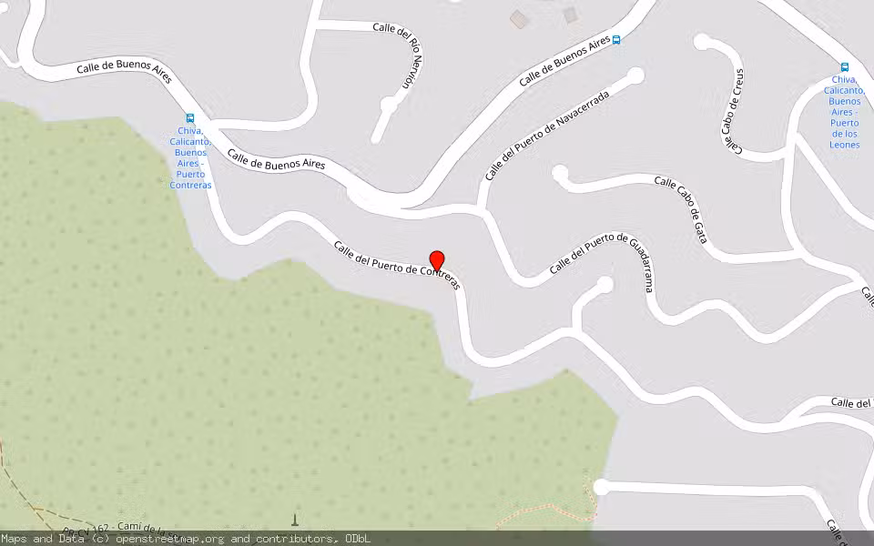 Mapa de Subasta Inmueble (Otros) en Chiva, Valencia/València