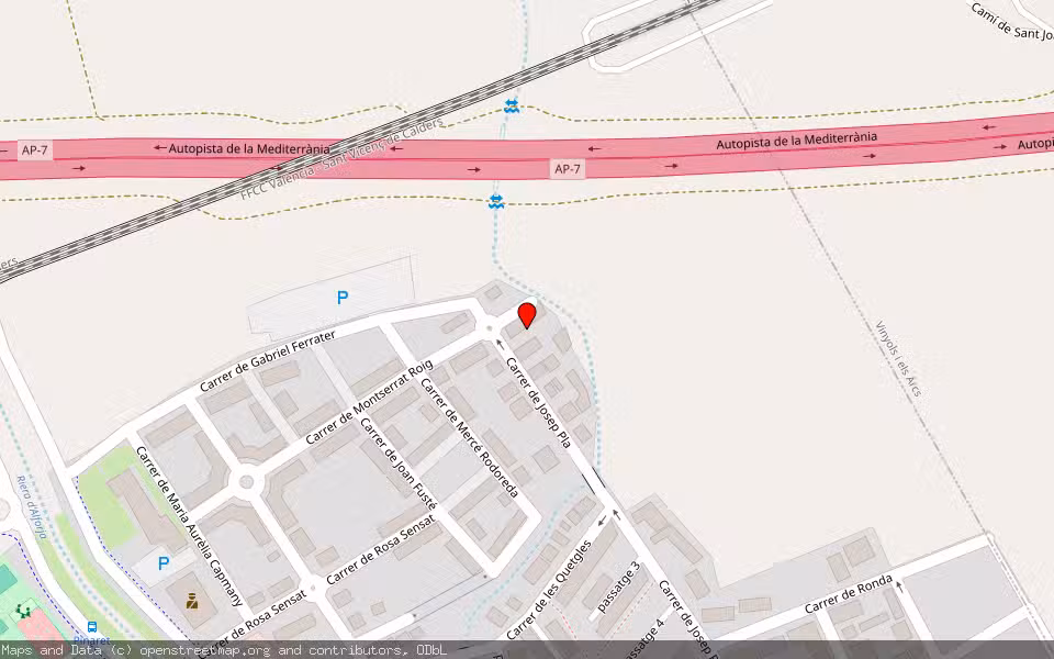 Mapa de Subasta Inmueble (Vivienda) en Cambrils, Tarragona