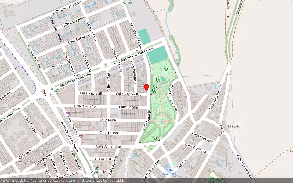 Mapa de Subasta Inmueble (Vivienda) en Burguillos, Sevilla