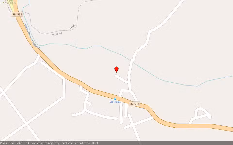 Mapa de Subasta Inmueble (Vivienda) en Alguazas, Murcia