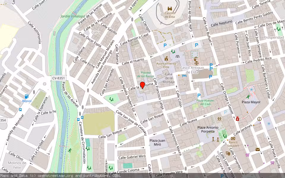 Mapa de Subasta Inmueble (Solar) en Elda, Alicante/Alacant